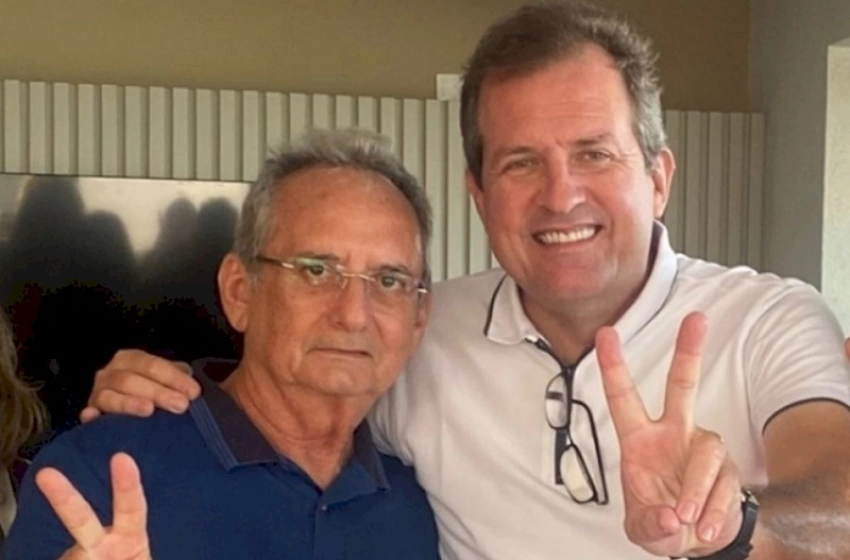 Imagem Dr. Zé Célio, ao lado do Prefeito de Sousa, Fábio Tyrone