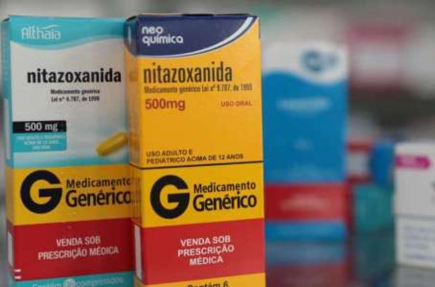 Imagem nitazoxanida