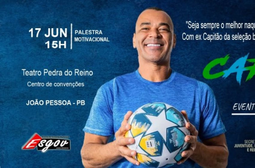 Imagem Palestra com Cafu, ex-capitão da Seleção Brasileira