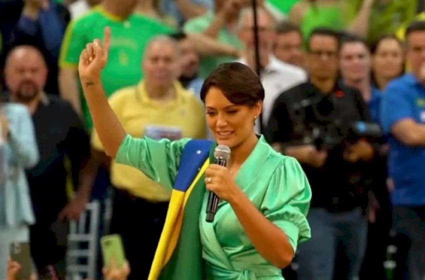 Imagem Michelle Bolsonaro, ex-primeira Dama do Brasil