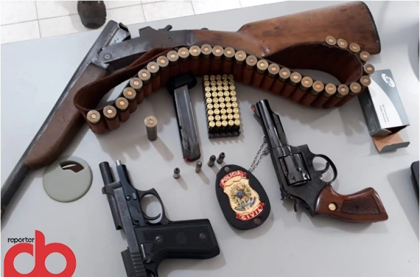 Imagem Armas Apreendidas em Pombal