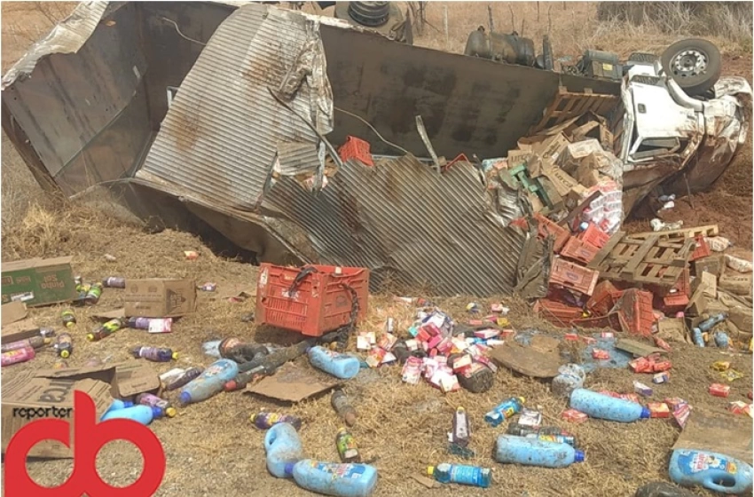 Imagem Acidente na BR em Sousa