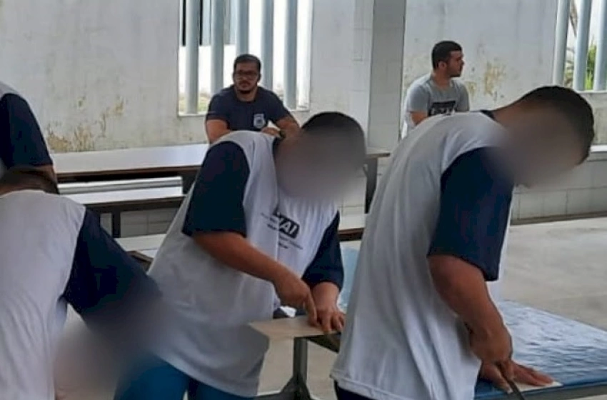 Imagem Socioeducandos do CEJ iniciam curso profissionalizante de gesseiro