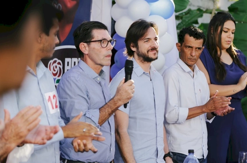Imagem A Coligação Coragem pra Mudar, que tem Pedro Cunha Lima como pré-candidato a governador, Domiciano Cabral