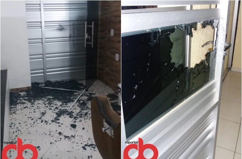 Imagem Salão Alvejado a Bala em São Francisco