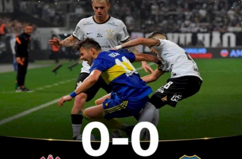 Imagem Corinthians empatou sem gols com o Boca Juniors (Argentina)
