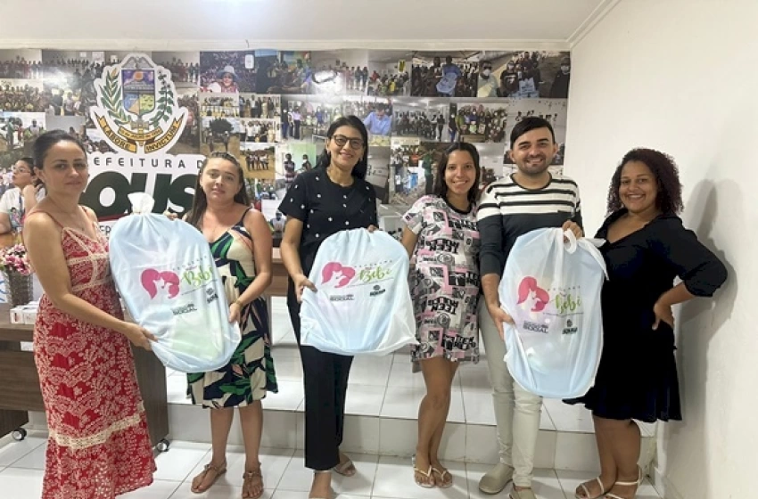 Imagem Mais uma entrega de kits enxoval a mulheres grávidas