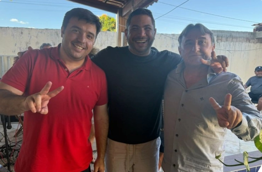 Imagem Jeferson Vieira, Júnior do Peixe, e Zé Vieira