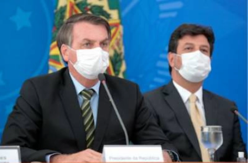 Imagem Bolsonaro e Mandetta