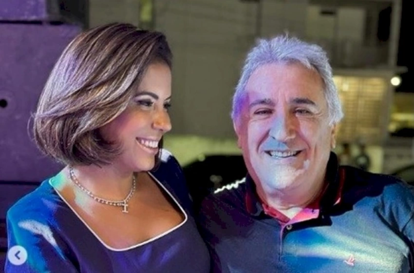 Imagem Izis Madruga ao lado do seu tio, Empresário, Camilo Guedes