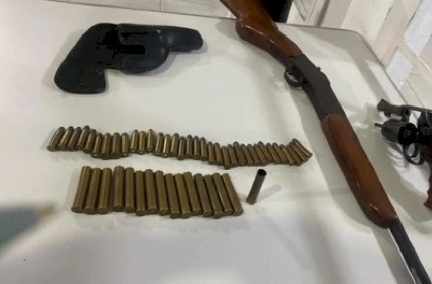 Imagem Armas de fogo apreendidas na cidade de Princesa Isabel 