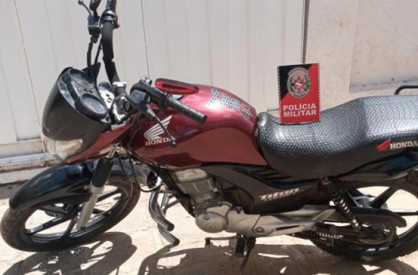 Imagem Motocicleta Recuperada