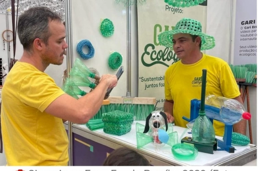 Imagem O projeto ecológico do gari Giorggio Abrantes