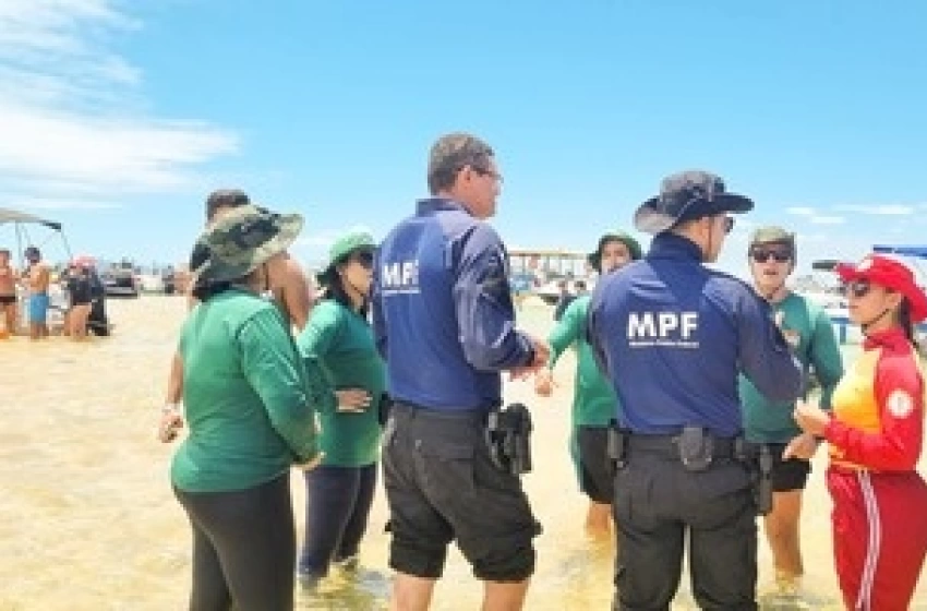Imagem MPF participa de ação de fiscalização em parque estadual marinho na Paraíba