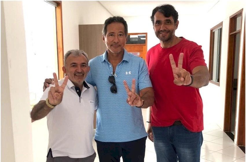 Imagem Osnildo Silveira, Gilberto Gomes Sarmento, e André Gadelha