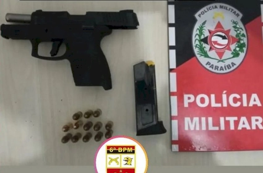 Imagem Apreensão de arma de fogo pela Polícia Militar