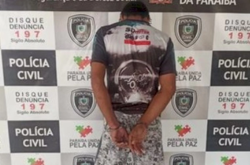 Imagem Jovem preso pela DHE em Patos 