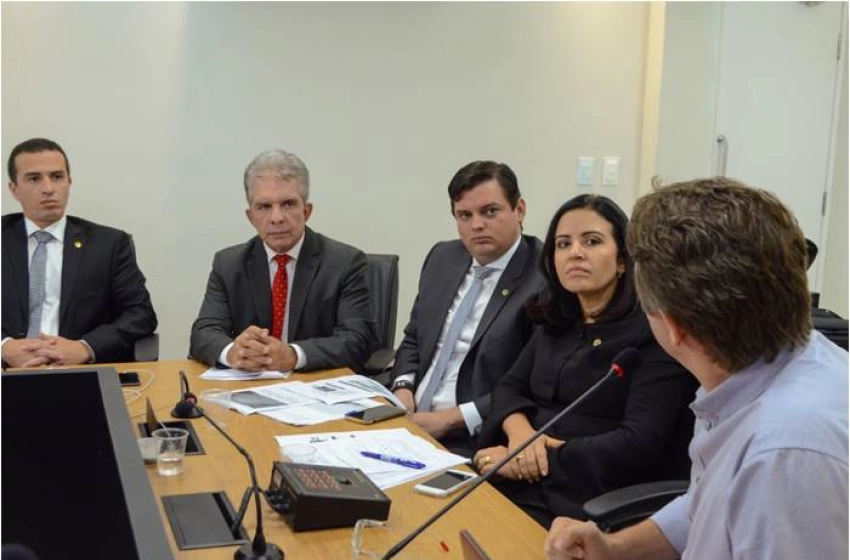 Imagem Pollyanna Dutra em reunião