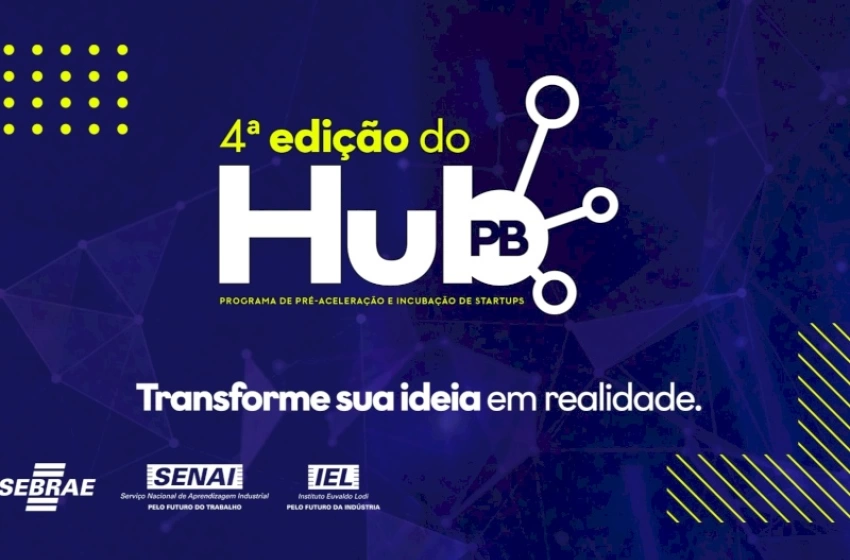 Imagem HUB PB: programa gratuito de pré-aceleração abre inscrições para a sua quarta edição