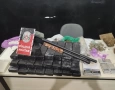 Material ilícito apreendido em ação da Polícia Militar