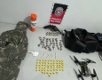 Material ilícito apreendido em ação da Polícia Militar