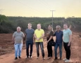 Visita de Bal e Chico nas obras da estrada da Serra do Vital em São José de Piranhas