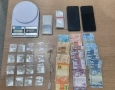 Material ilícito apreendido em ação da Polícia Militar