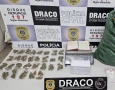 Drogas apreendidas pela Polícia Civil em Arial 