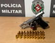 Prisão de suspeito por porte ilegal de arma