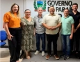 Prefeito João Neto e comitiva de Aparecida