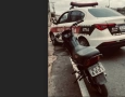 Moto com sinais identificadores adulterados apreendida pela PM