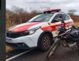 Moto com queixa de furto recuperada