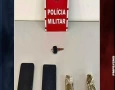Material ilícito apreendido em ação da PM