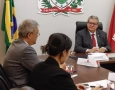 Governador João Azevêdo em reunião com o embaixador da China