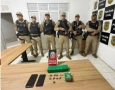 Droga apreendida em ação da PM, em Pombal