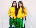 Dupla paraibana de vôlei Isabella Medeiros Machado e Ana Letícia Gesteira Santos