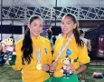 Atletas Isabella Medeiros Machado e Ana Letícia Gesteira Santos