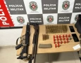 Armas apreendidas na Paraíba