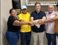 Júnior Araujo com o Grupo do ex-prefeito Colorau