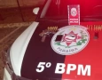 Material ilícito apreendido em ação da Polícia Militar