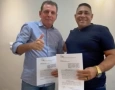 Deputado Chico Mendes e o prefeito de Aparecida, João Neto