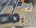 Drogas apreendidas em ação da Polícia Militar