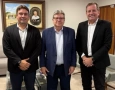 Helder Carvalho, João Azevêdo e Fábio Tyrone 