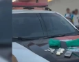 Drogas apreendidas em ação da Polícia Militar