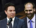 Deputados Ramagem e Eduardo Bolsonaro