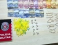 Drogas apreendidas pela ROTAM em Cajazeiras 