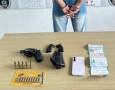 Prisão de suspeito de roubo de ouro e apreensão de arma de fogo