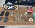 Material ilícito apreendido em ação das Polícias