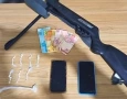 Material ilícito apreendido em ação da Polícia Militar