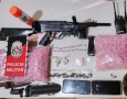 Material ilícito apreendido em ação da PM
